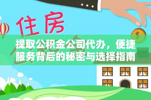扎囊提取公积金公司代办，便捷服务背后的秘密与选择指南