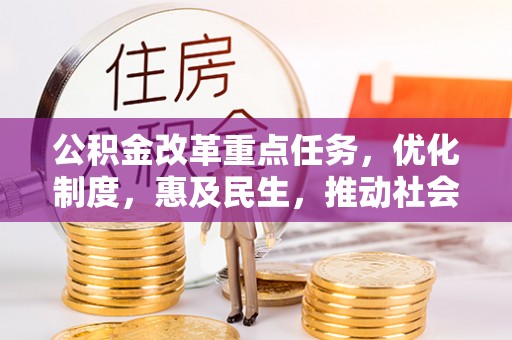 扎囊公积金改革重点任务，优化制度，惠及民生，推动社会公平发展