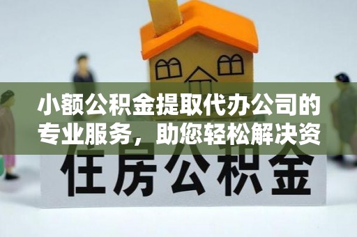 扎囊小额公积金提取代办公司的专业服务，助您轻松解决资金难题