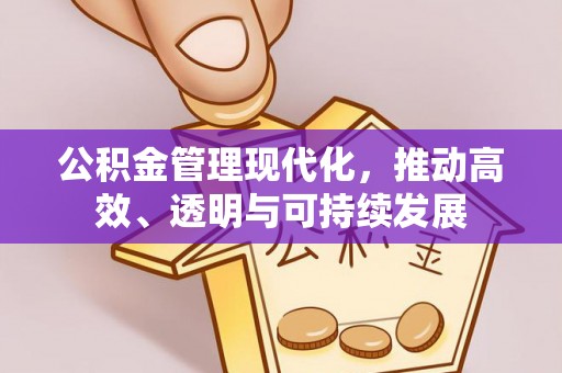 扎囊公积金管理现代化，推动高效、透明与可持续发展
