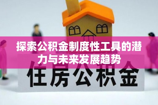 扎囊探索公积金制度性工具的潜力与未来发展趋势