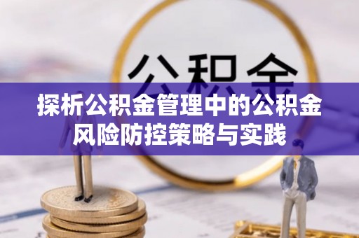 扎囊探析公积金管理中的公积金风险防控策略与实践