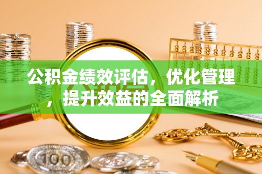 扎囊公积金绩效评估，优化管理，提升效益的全面解析