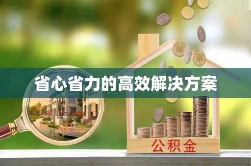 扎囊省心省力的高效解决方案