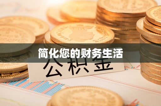 扎囊简化您的财务生活