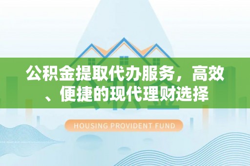 扎囊公积金提取代办服务，高效、便捷的现代理财选择