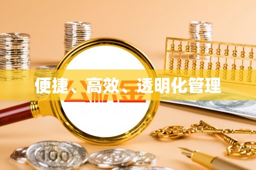 扎囊便捷、高效、透明化管理
