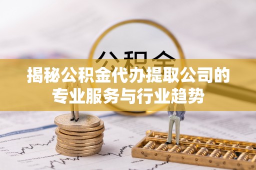 扎囊揭秘公积金代办提取公司的专业服务与行业趋势