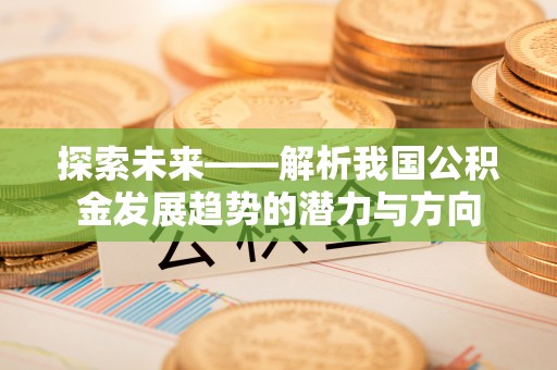 扎囊探索未来——解析我国公积金发展趋势的潜力与方向