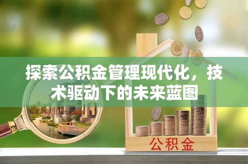 扎囊探索公积金管理现代化，技术驱动下的未来蓝图