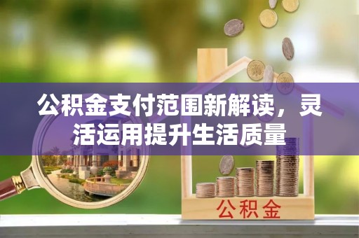 扎囊公积金支付范围新解读，灵活运用提升生活质量