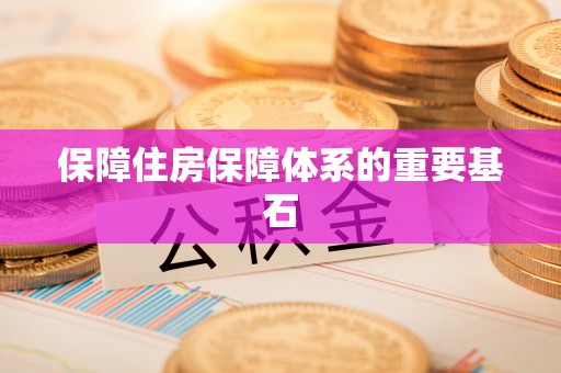扎囊保障住房保障体系的重要基石